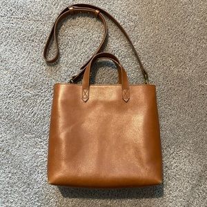 Madewell leather crossbody bag with removable/adjustable strap